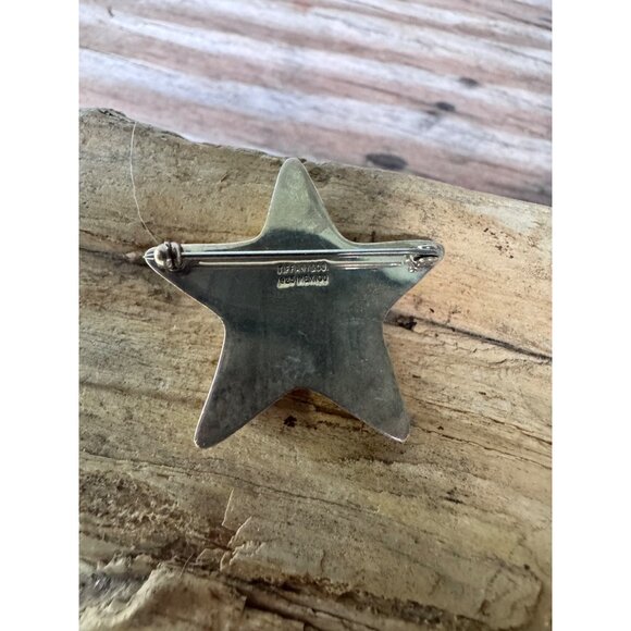 Tiffany & Co. Sterling Silver Star Pin Brooch 925 Mexico Puffed - Picture 6 of 6